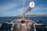 Hanse 630e cockpit